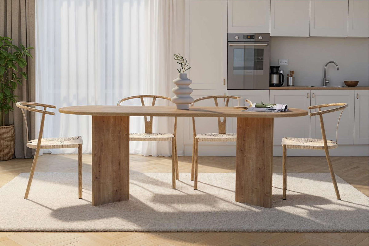 Rani Home Yemek Masası Safir Meşe 200 Cm GA-5320