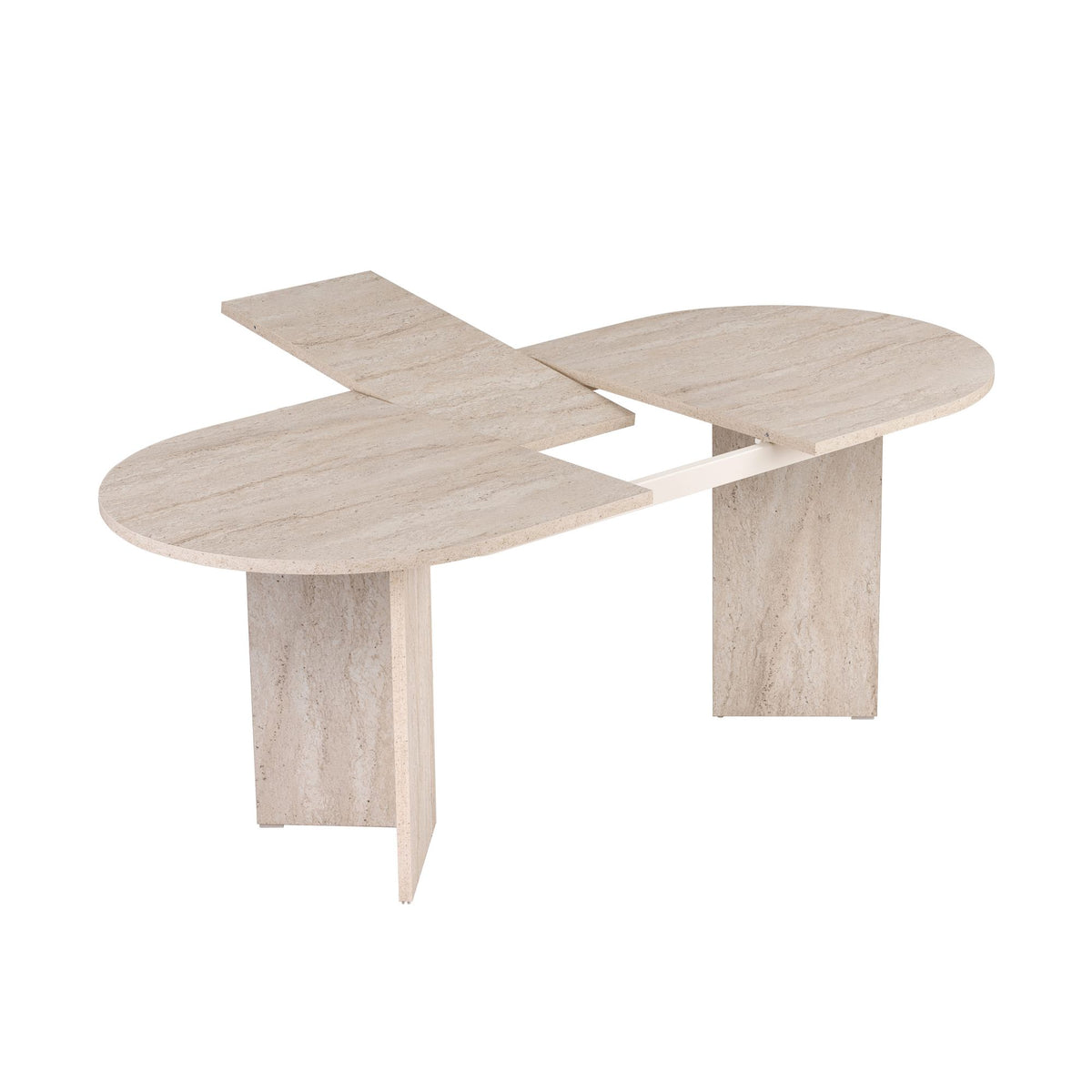 Rani Home Açılır Yemek Masası Traverten 160 - 200 Cm GA-5345