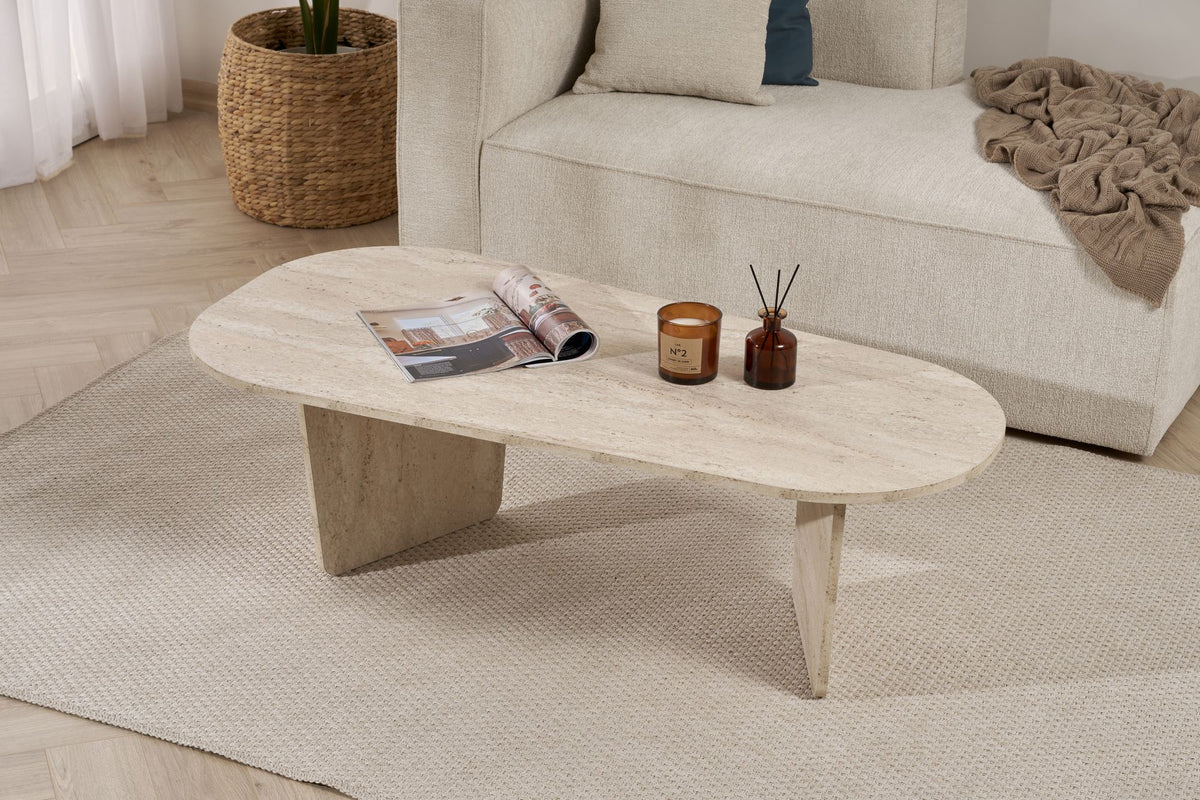 Rani Home Orta Sehpa Traverten 130 Cm AB-5412