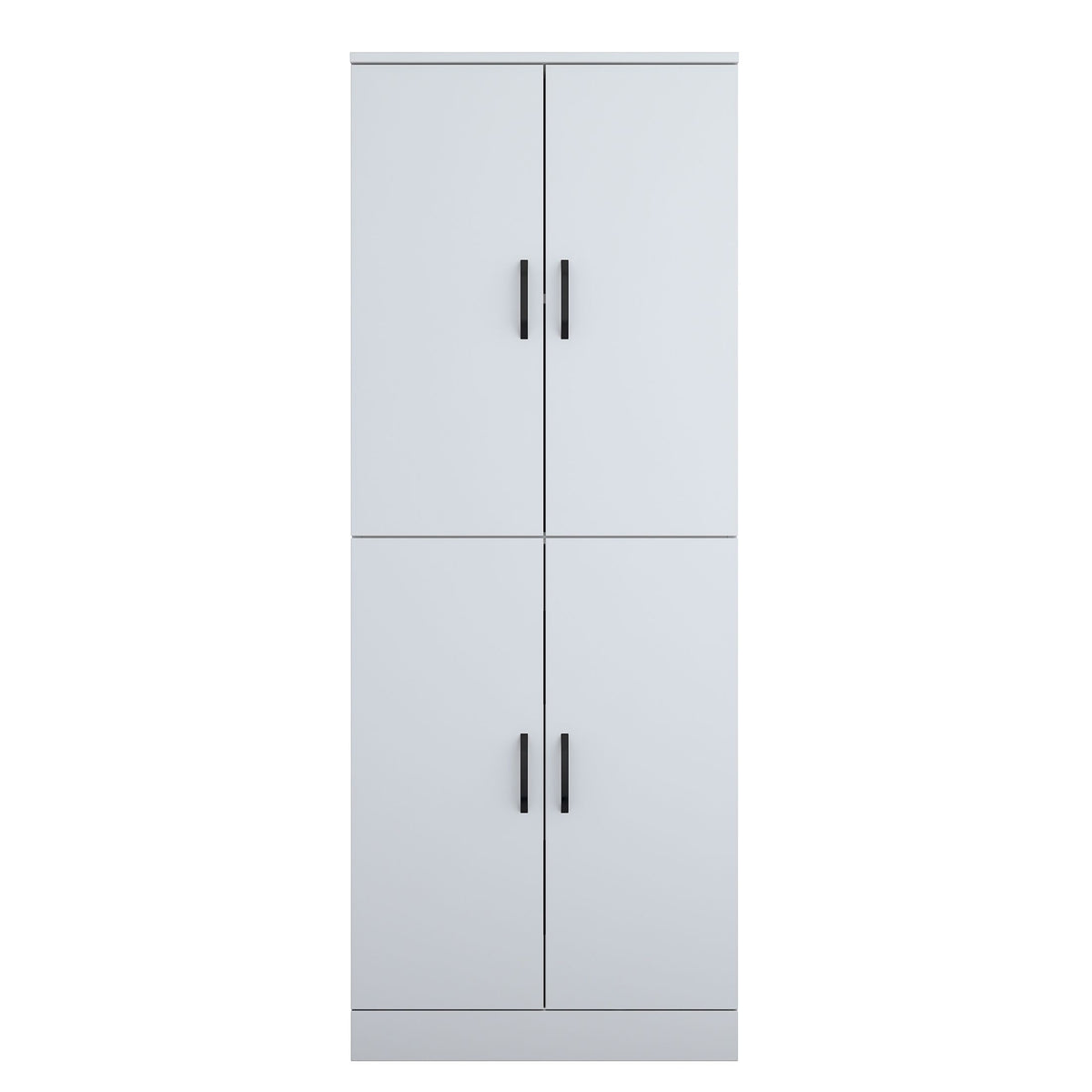 Rani KD109 Çamaşır Makinesi Dolabı 4 Kapaklı 2 Raflı Banyo Dolabı Beyaz