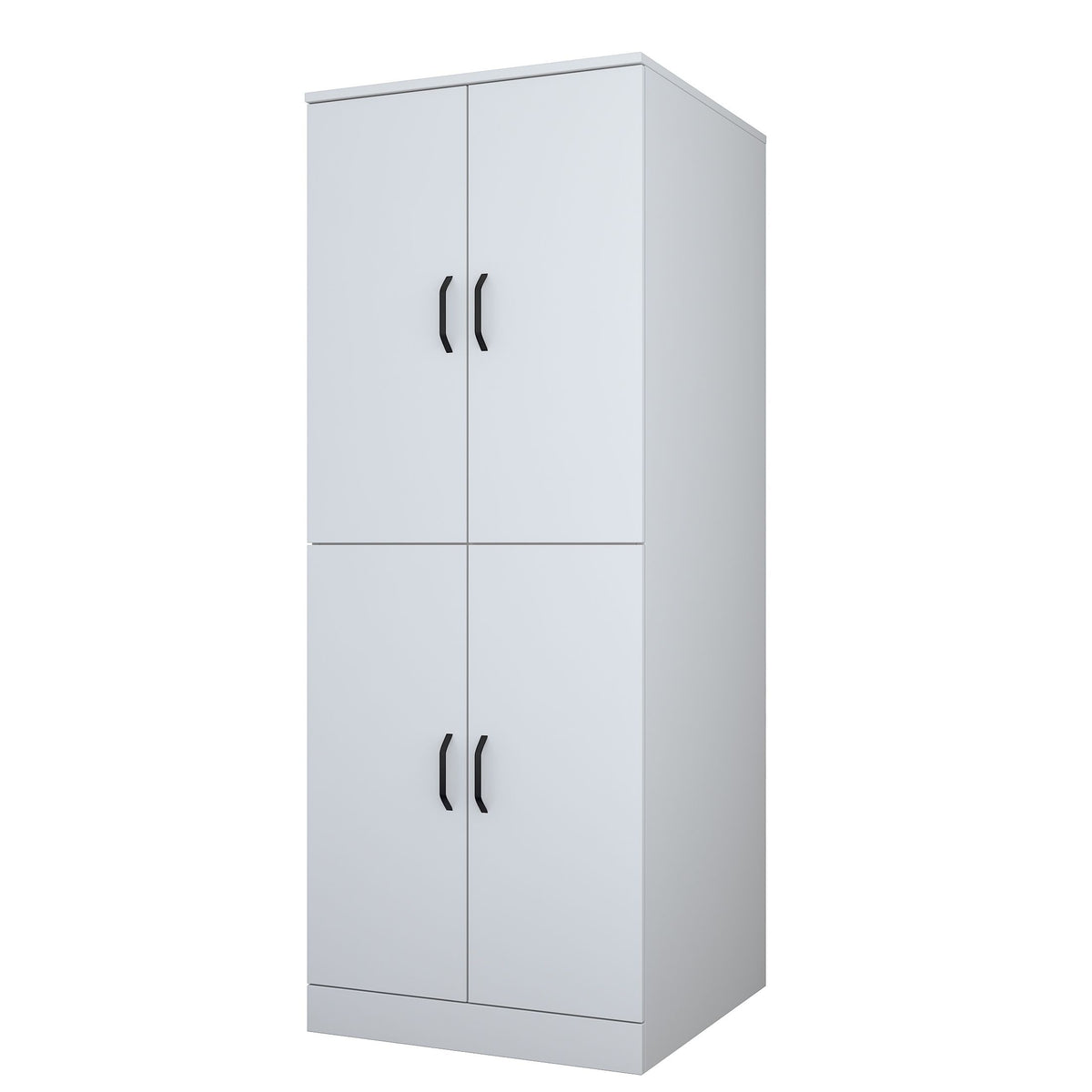 Rani KD109 Çamaşır Makinesi Dolabı 4 Kapaklı 2 Raflı Banyo Dolabı Beyaz