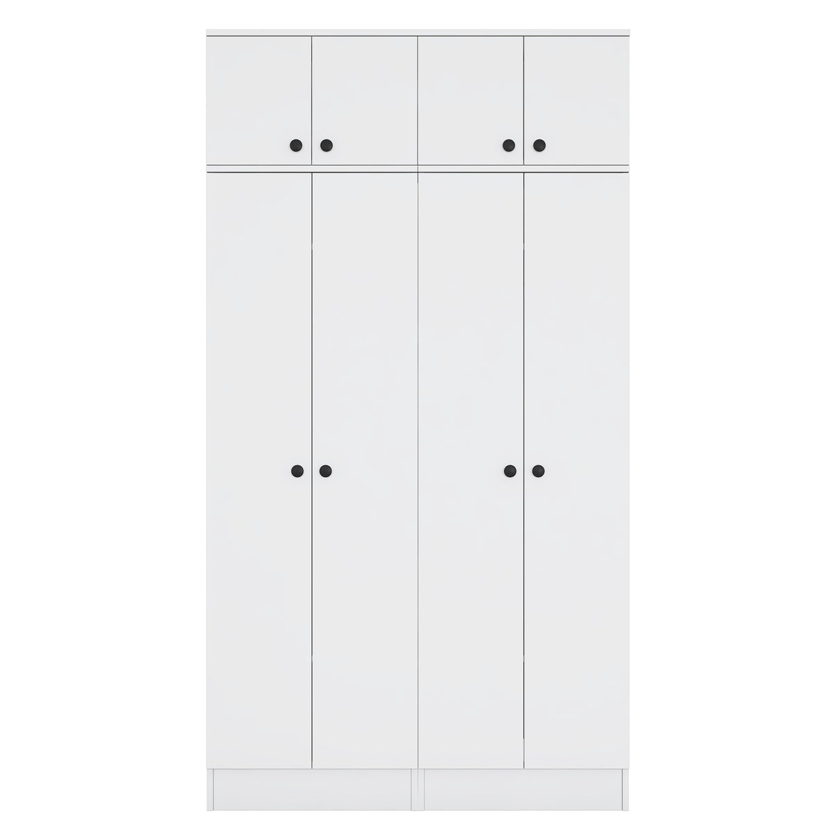 Rani EA146 Modern Portmanto 8 Kapaklı Raflı Askılı Ayakkabılık Vestiyer Beyaz