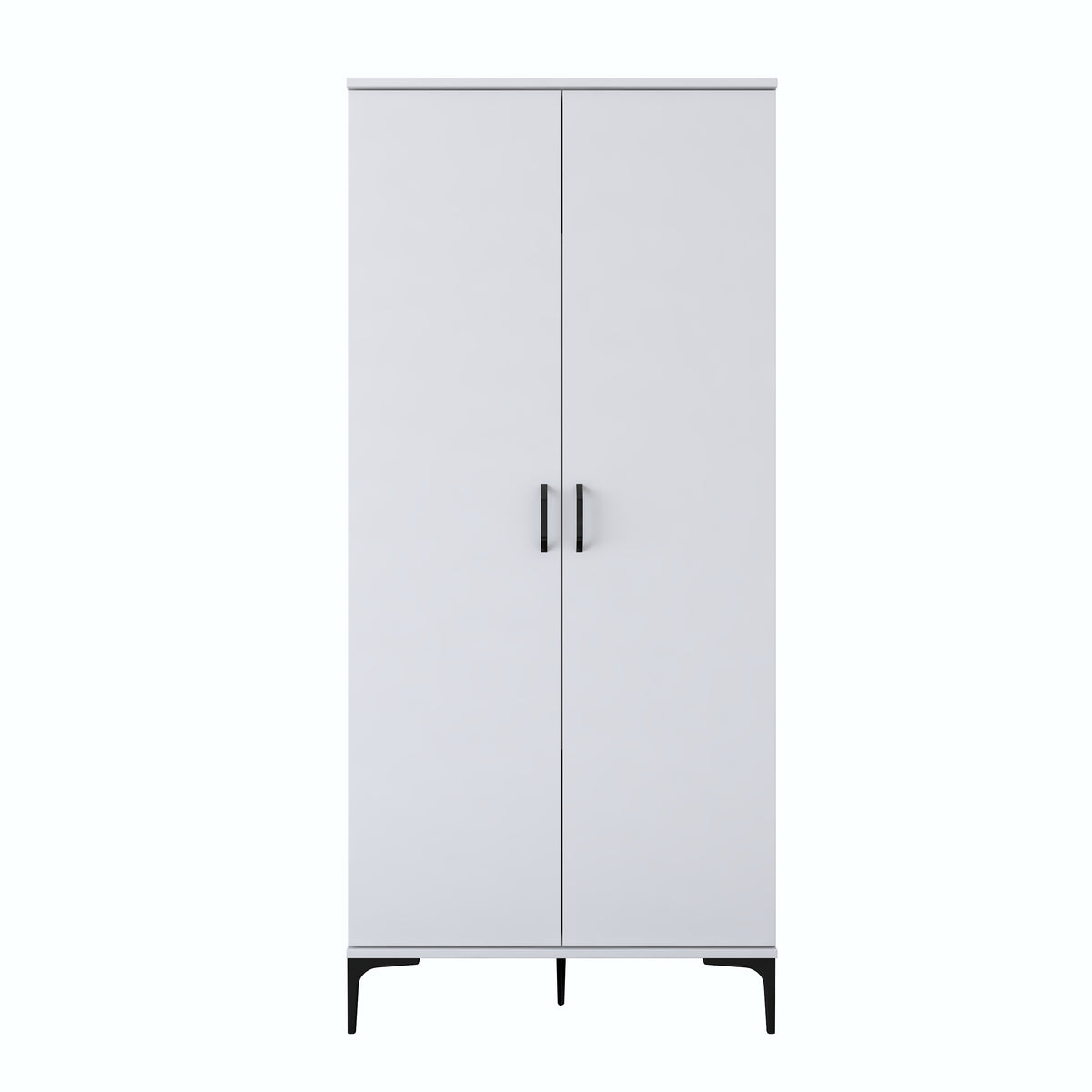 Rani KC104 Banyo Dolabı 2 Kapaklı 4 Raflı Çok Amaçlı Dolap Beyaz