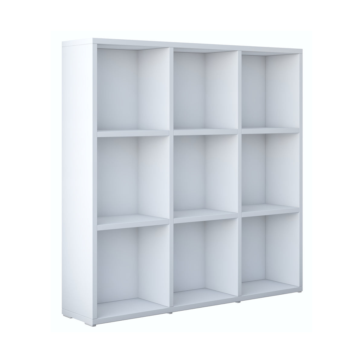 Rani HC121 Kitaplık 6 Raflı Çalışma Odası Kütüphane Modern Duvar Rafı Beyaz