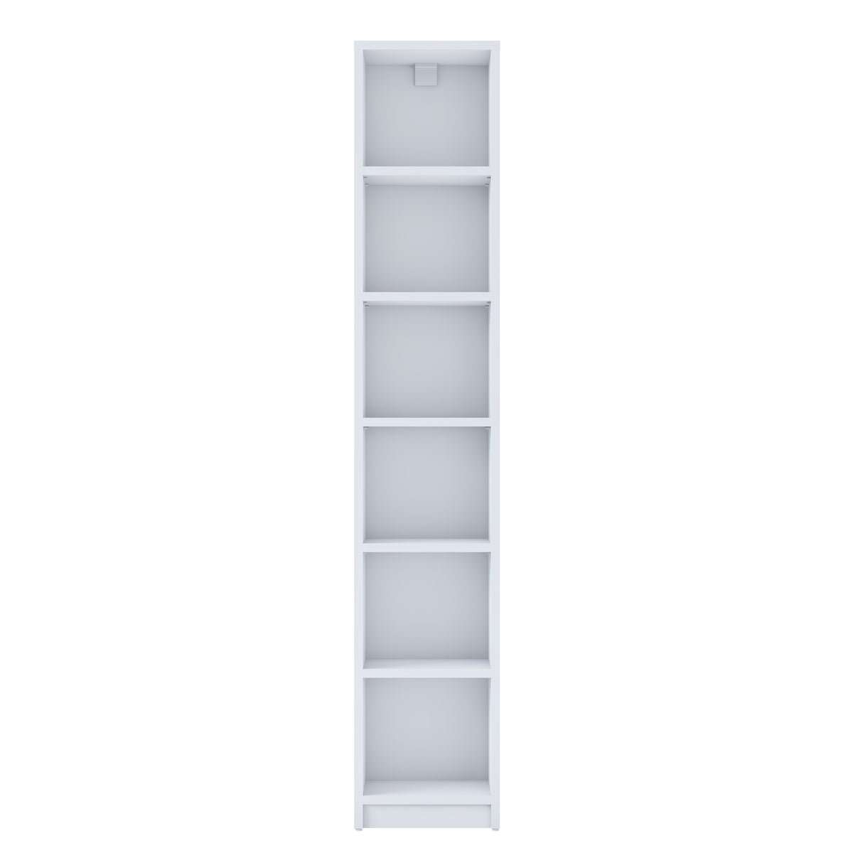 Rani HC146 Kitaplık 5 Raflı Çalışma Odası Kütüphane Modern Duvar Rafı Beyaz