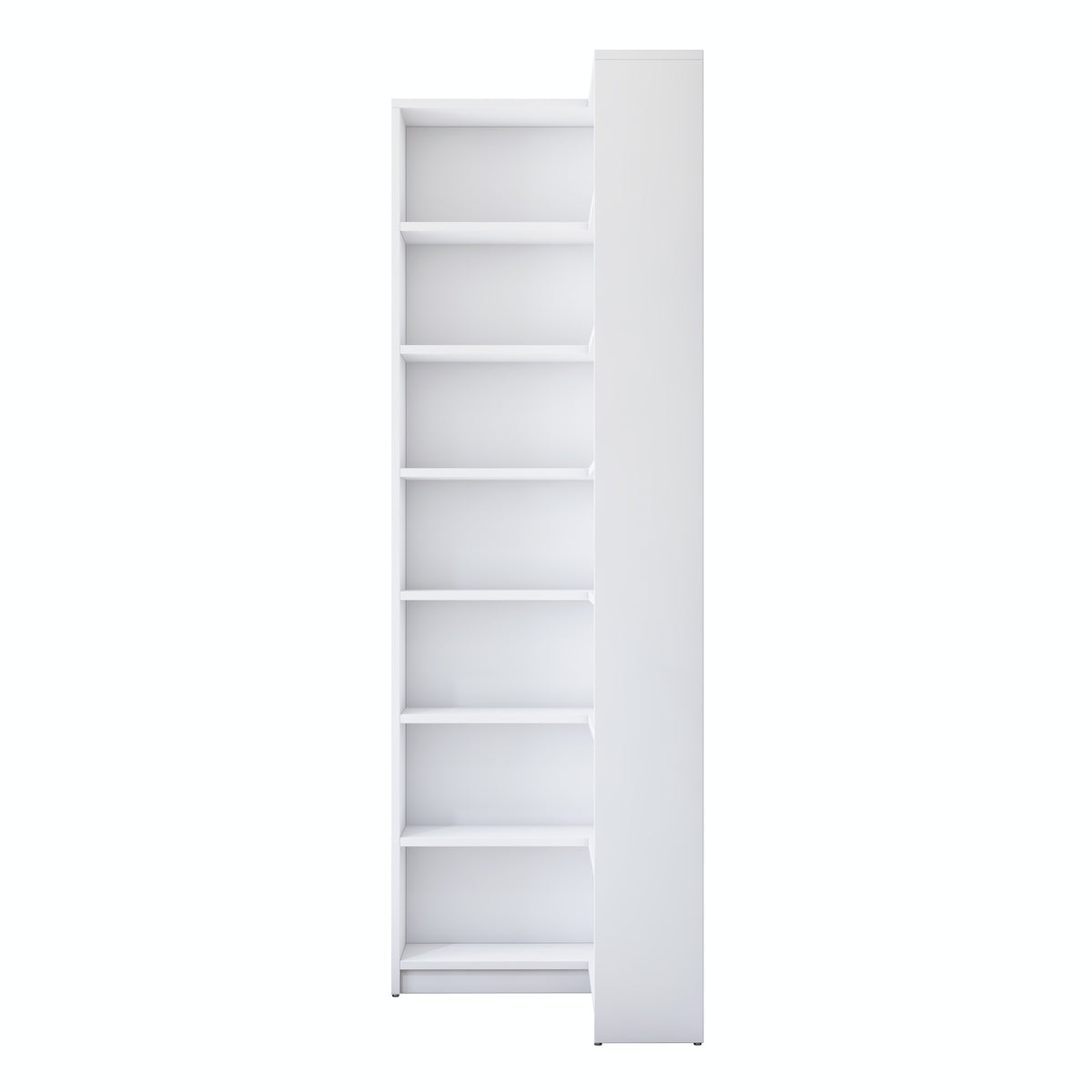 Rani HC143 Kitaplık 6 Raflı Çalışma Odası Kütüphane Modern Duvar Rafı Beyaz