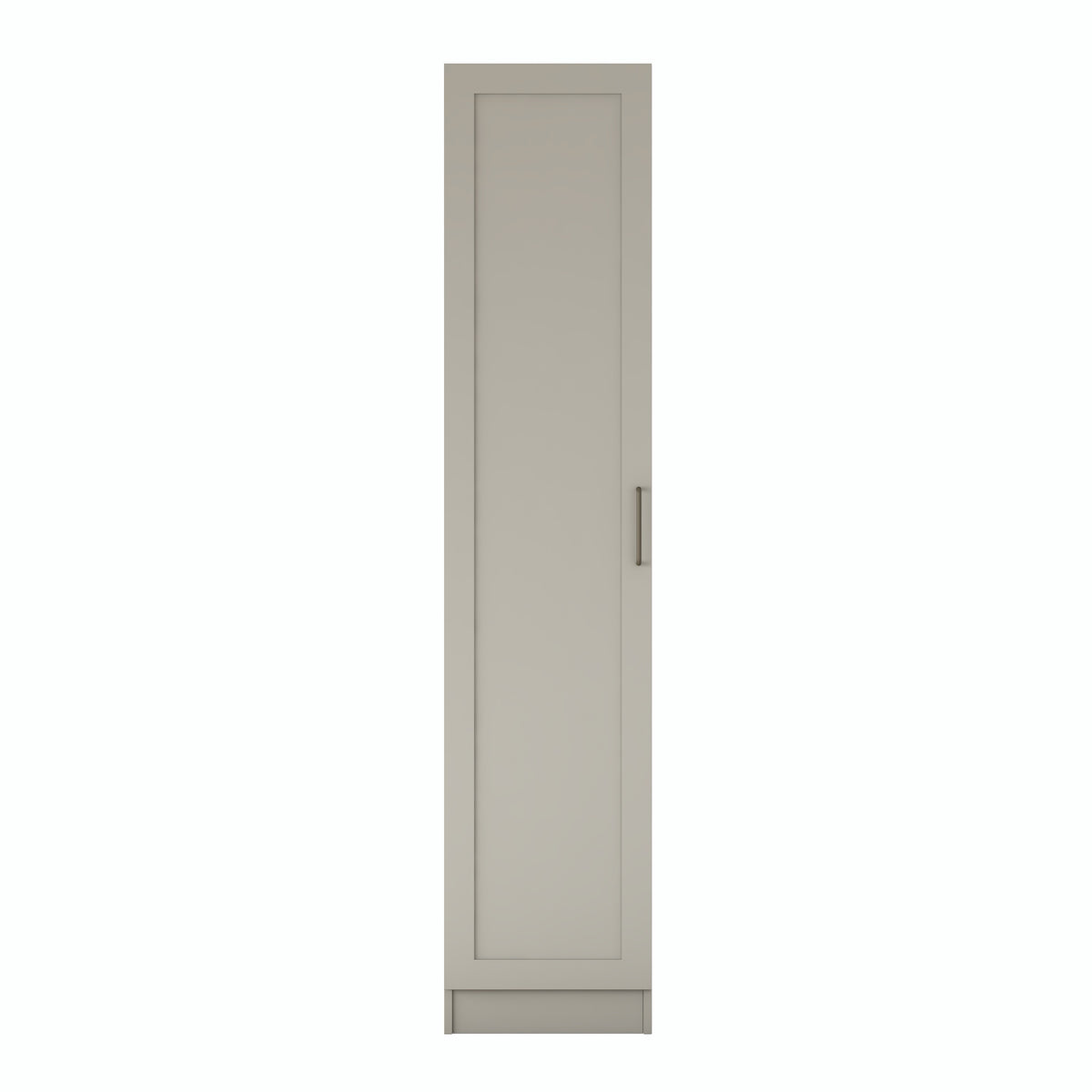 Rani BA310 Membran Kapaklı Gardırop Tek Kapaklı 5 Raflı Elbise Dolabı Kumtaşı