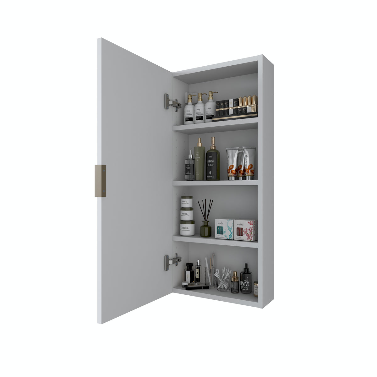 Rani KB110 Banyo Dolabı Raflı Çok Amaçlı Dolap Beyaz
