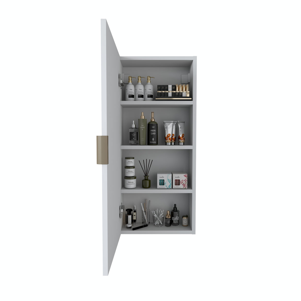 Rani KB110 Banyo Dolabı Raflı Çok Amaçlı Dolap Beyaz