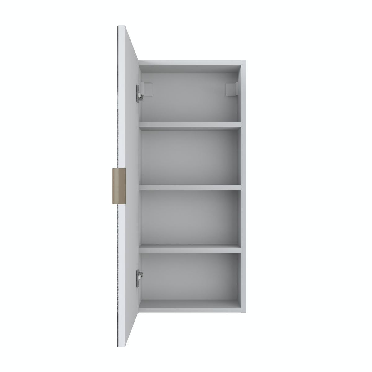 Rani KB109 Aynalı Banyo Dolabı Raflı Çok Amaçlı Dolap Beyaz