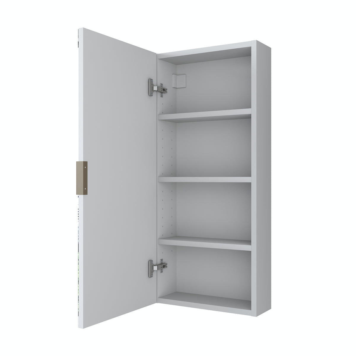 Rani KB109 Aynalı Banyo Dolabı Raflı Çok Amaçlı Dolap Beyaz