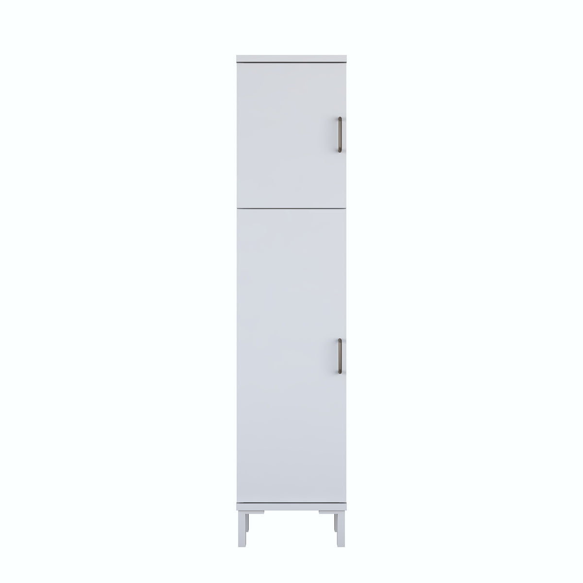Rani KC115 Banyo Dolabı 2 Kapaklı 4 Raflı Çok Amaçlı Dolap Beyaz