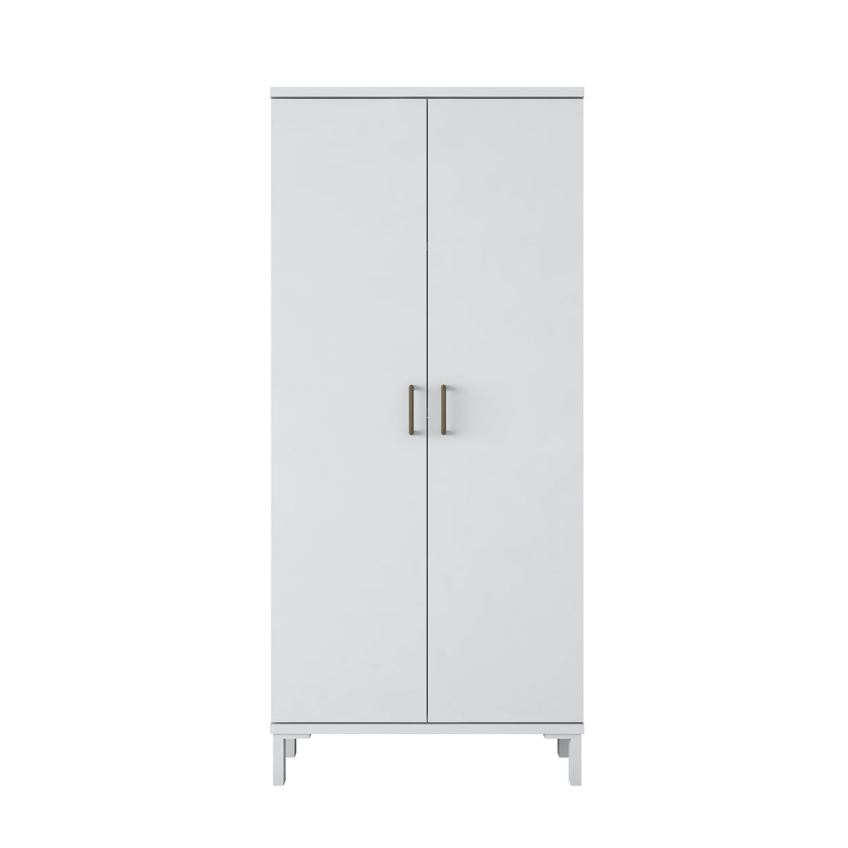 Rani KC114 Banyo Dolabı 2 Kapaklı 3 Raflı Çok Amaçlı Dolap Beyaz