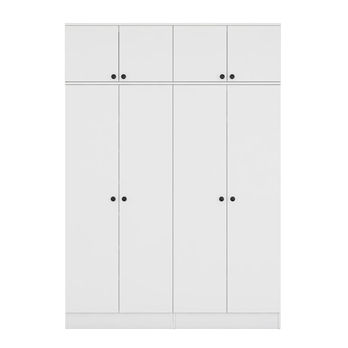 Rani EA176 Modern Portmanto 8 Kapaklı Raflı Askılı Ayakkabılık Vestiyer Beyaz