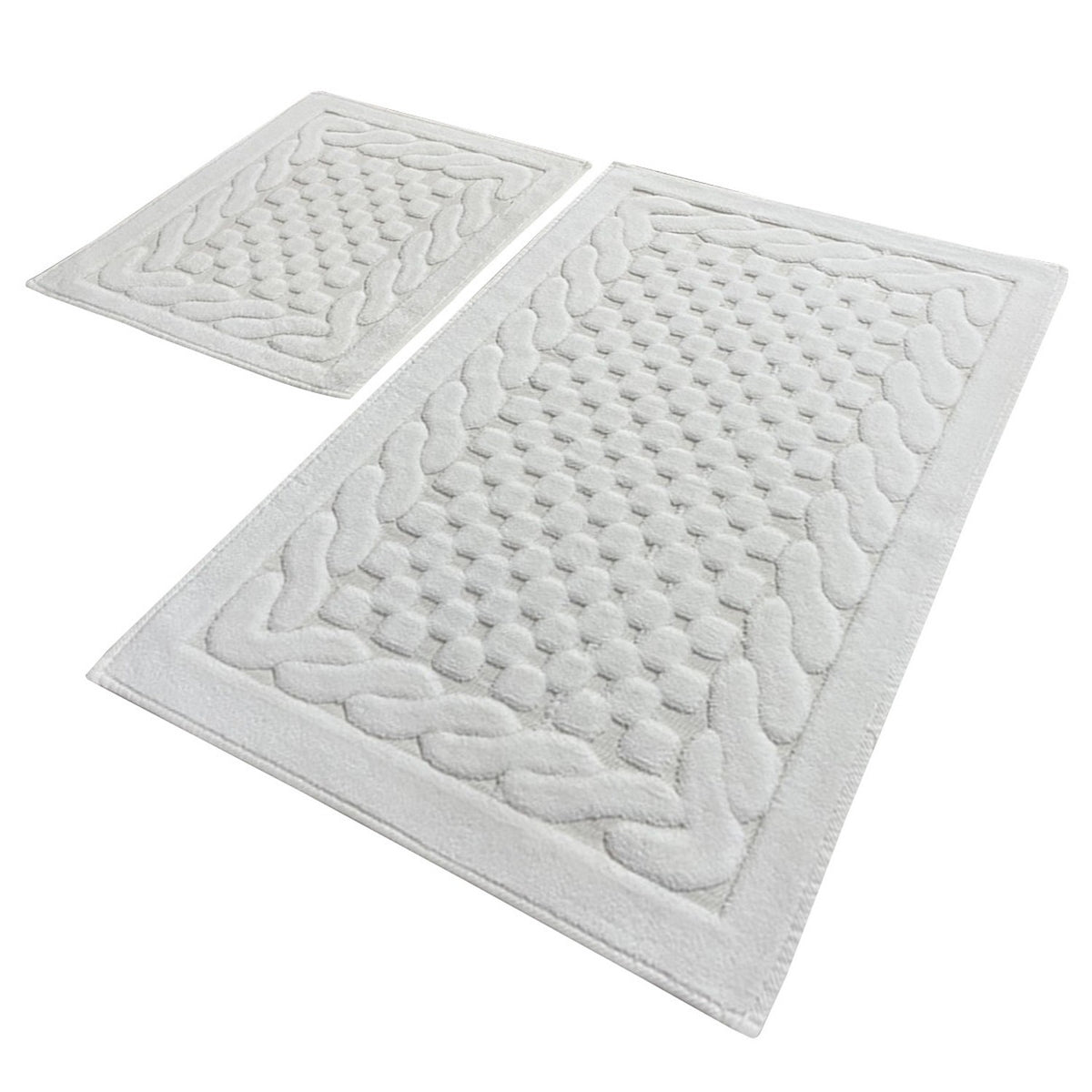 Rani Home Banyo Paspası Seti  Ekru BA-6264