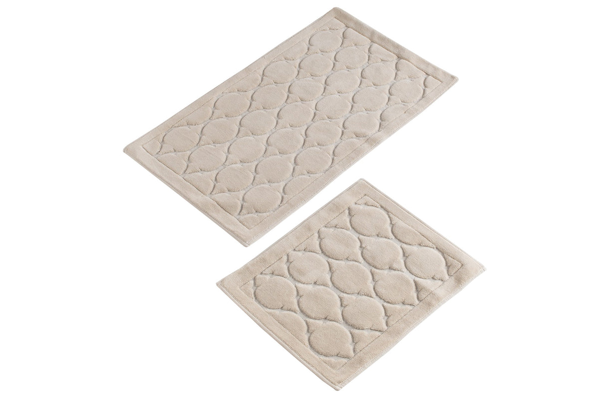 Rani Home Banyo Paspası Seti  Bej BA-6268