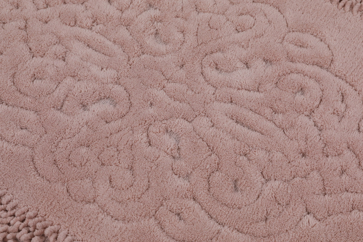 Rani Home Banyo Paspası Seti Pudra Pembe BA-6279