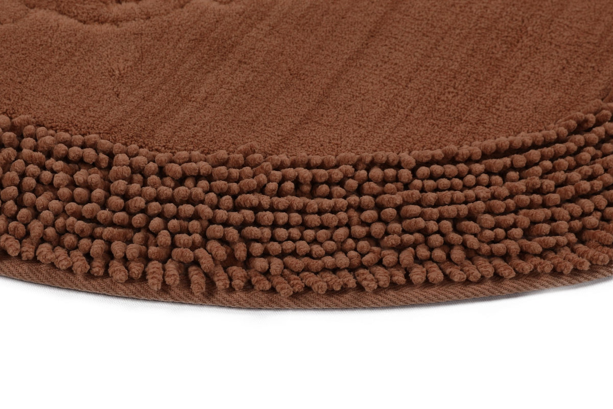 Rani Home Banyo Paspası Seti Kahverengi BA-6287