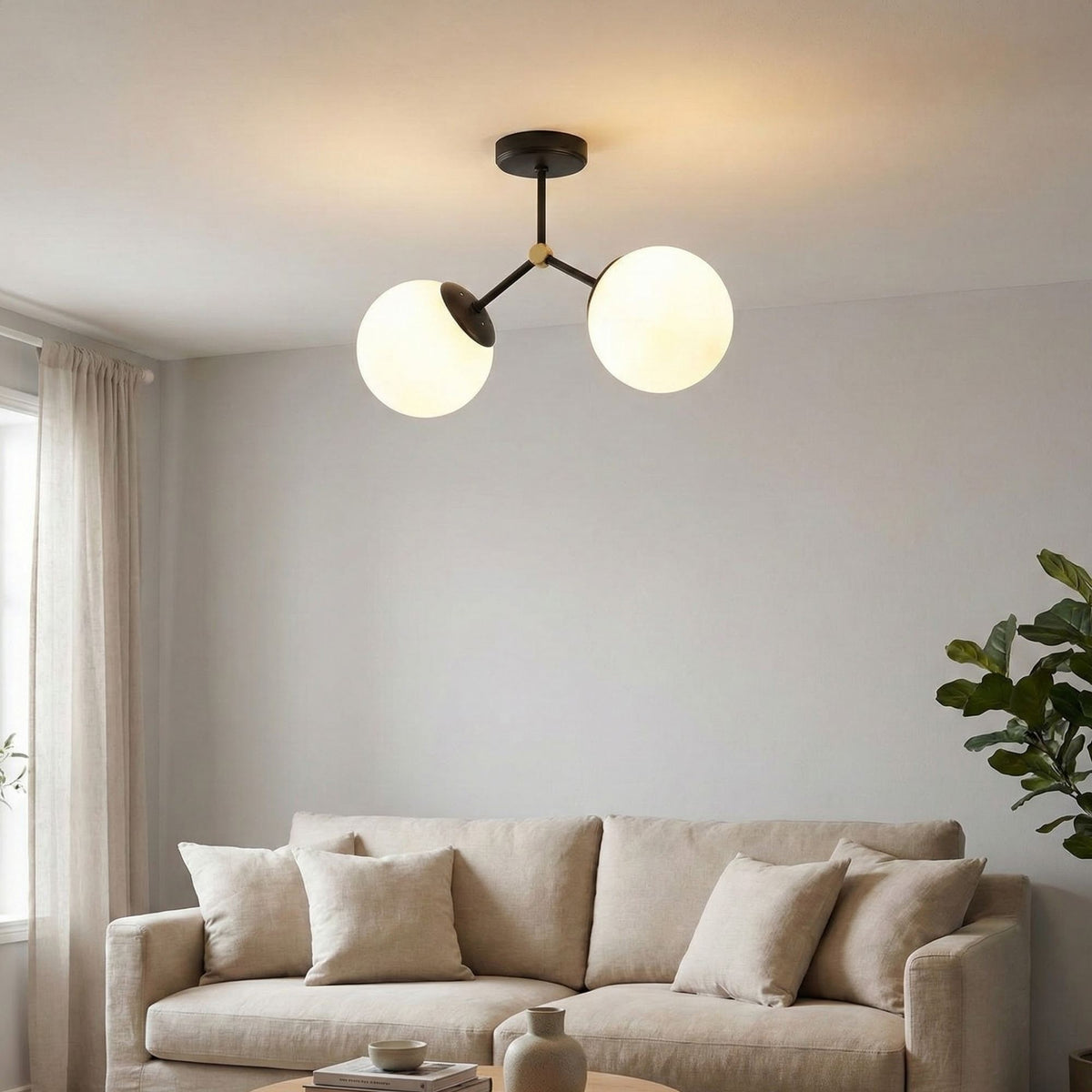 Rani Home Avize Siyah - 
Beyaz  AA-6137