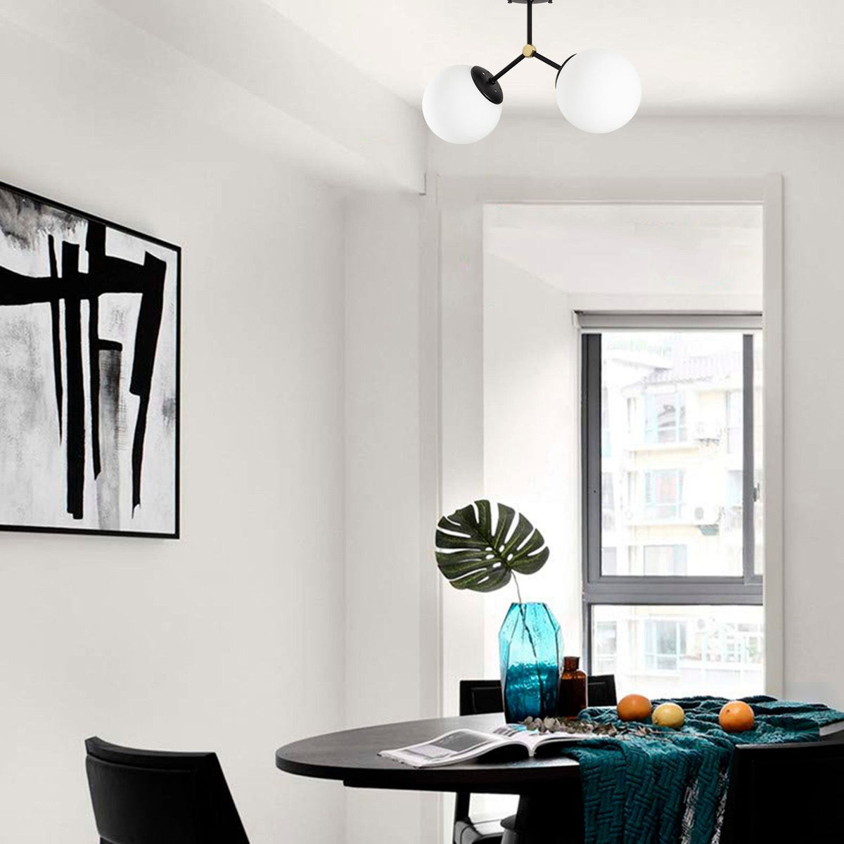 Rani Home Avize Siyah - 
Beyaz  AA-6137