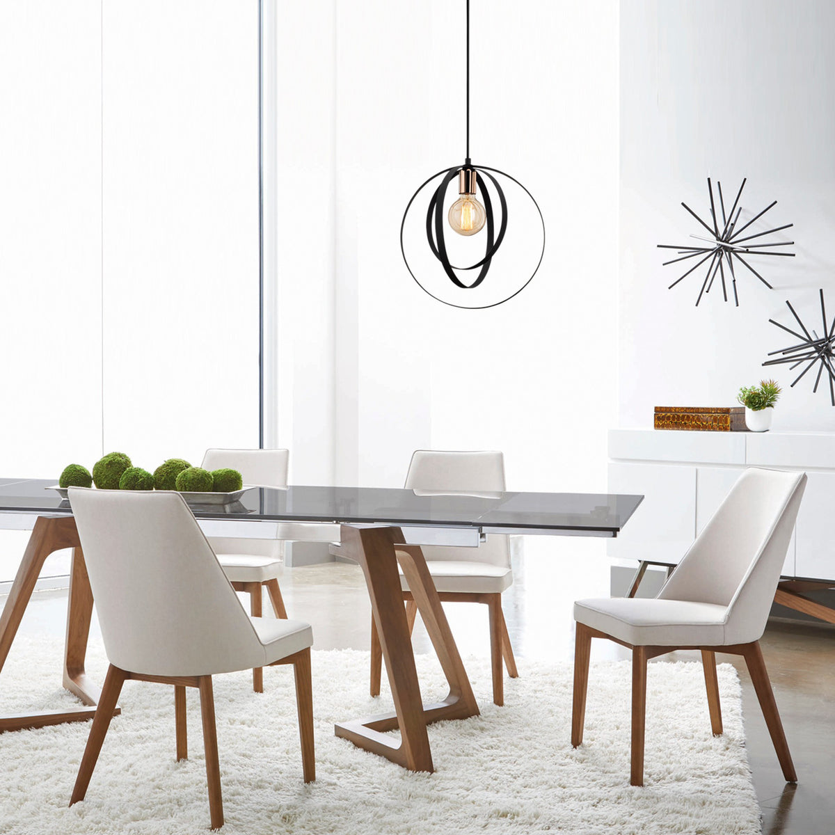 Rani Home Avize Siyah  AA-6052