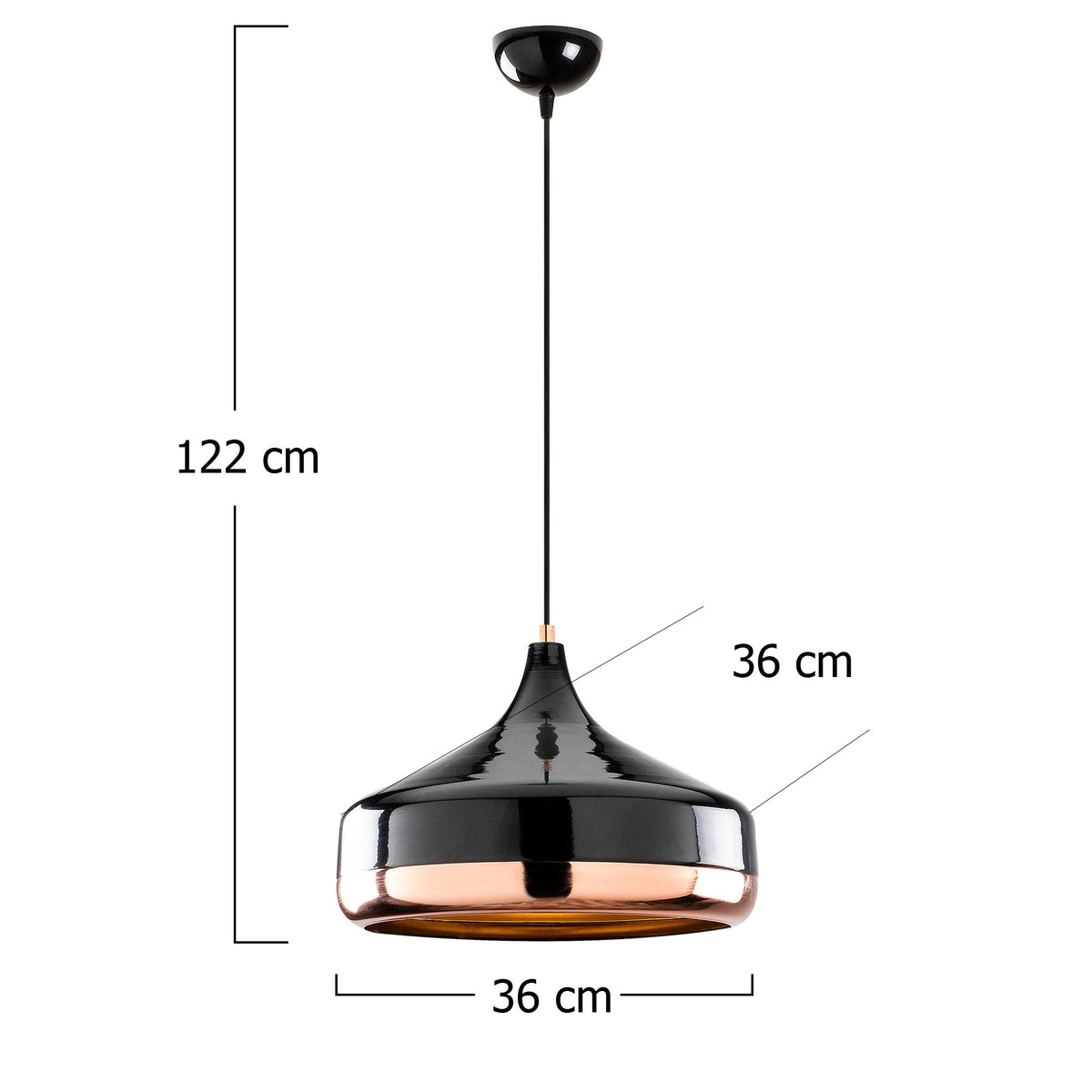 Rani Home Avize Siyah - 
Bakır  AA-5958