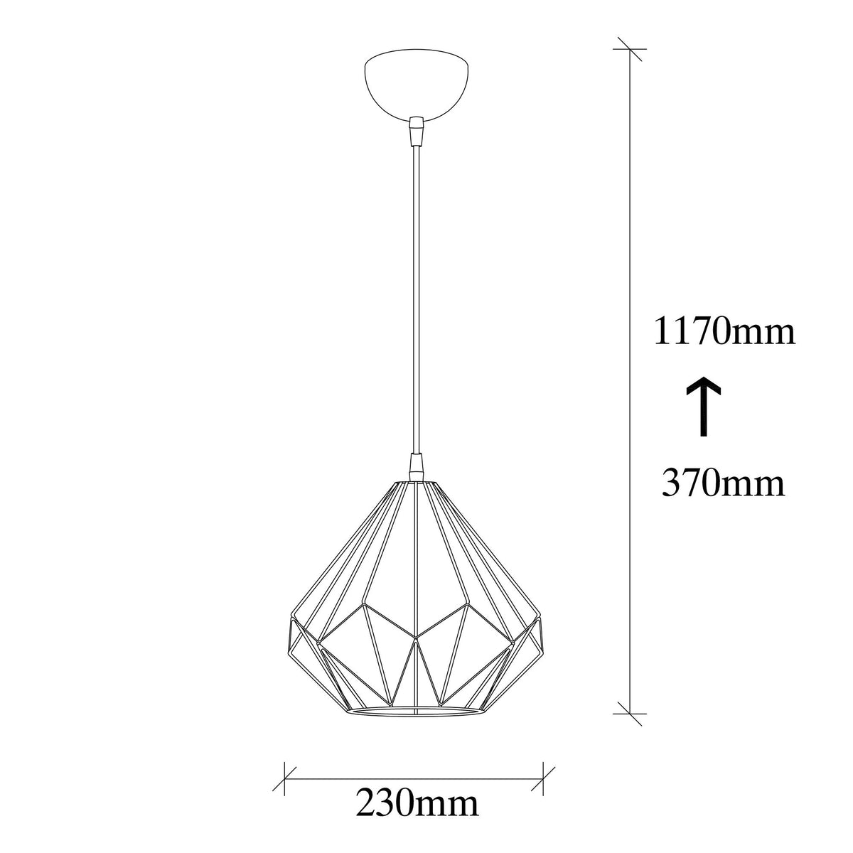 Rani Home Avize Siyah  AA-6104