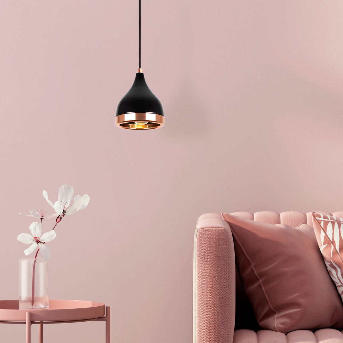 Rani Home Avize Siyah - 
Bakır  AA-6020