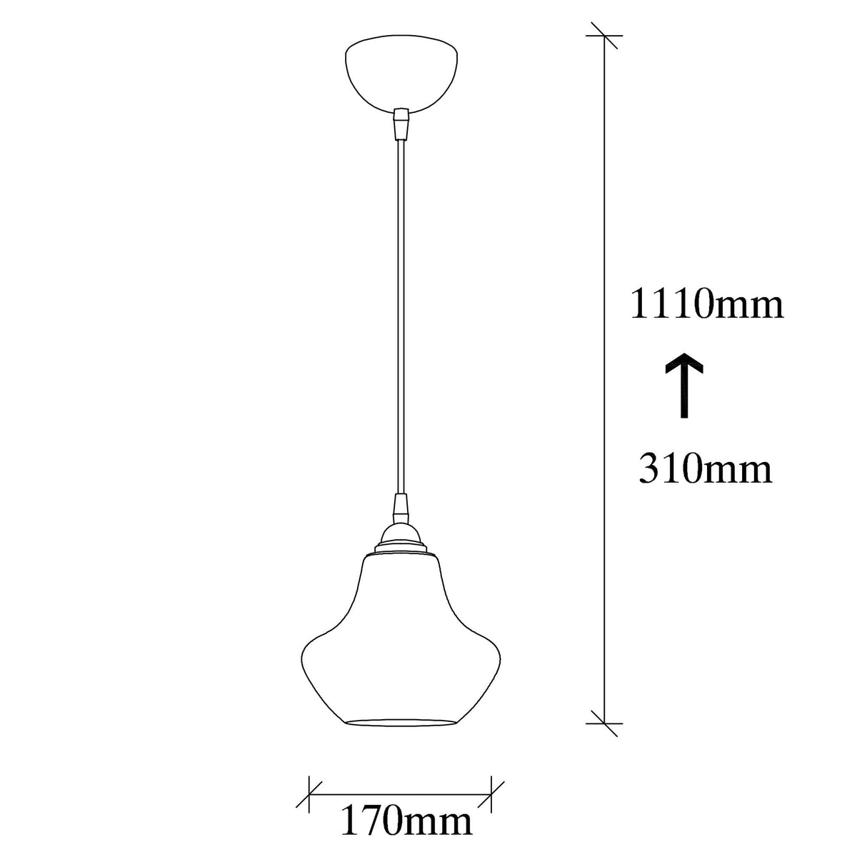 Rani Home Avize Altın - 
Siyah  AA-6015