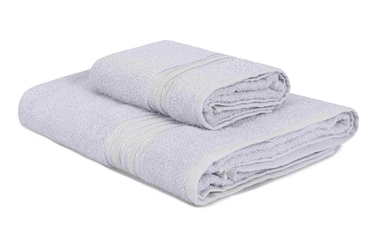 Rani Home Banyo Havlusu Seti  Gri BD-6359