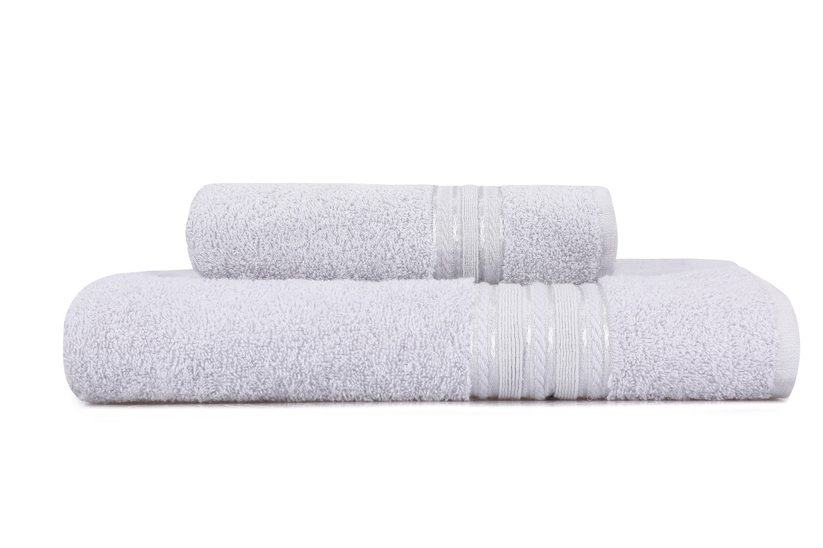 Rani Home Banyo Havlusu Seti  Gri BD-6359