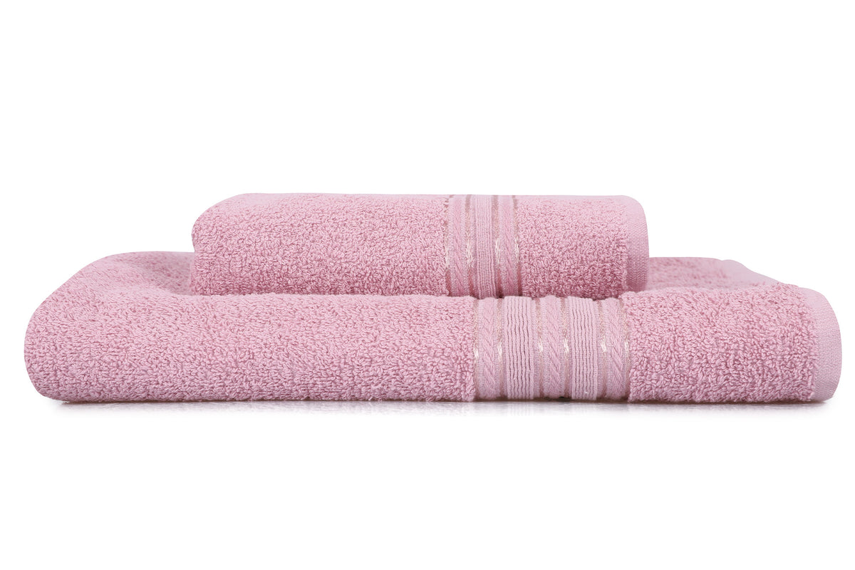Rani Home Banyo Havlusu Seti  Gül Kurusu BD-6360