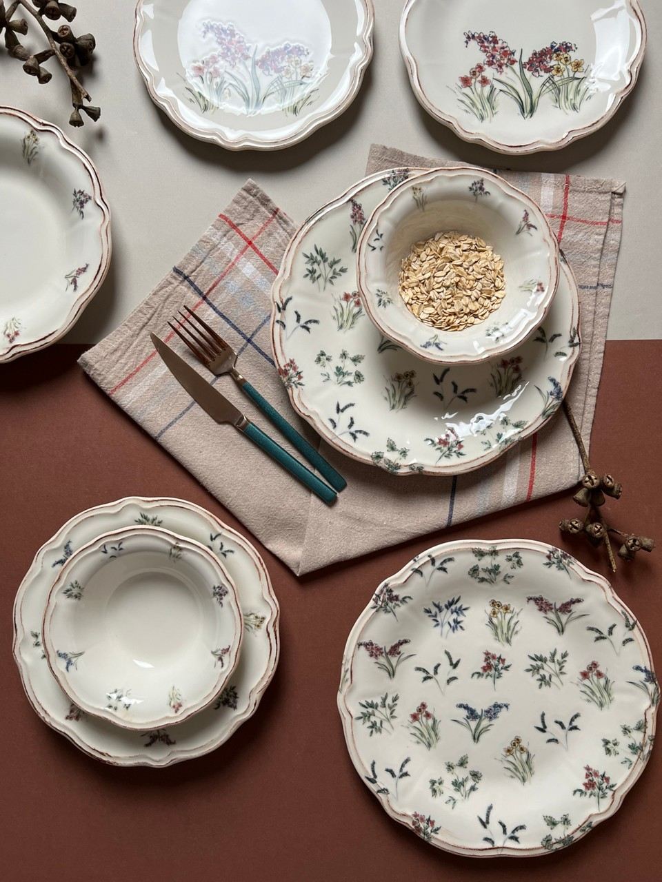 Rani Home Yemek Takımı (24 Parça) Hermia Çok Renkli HE-6932