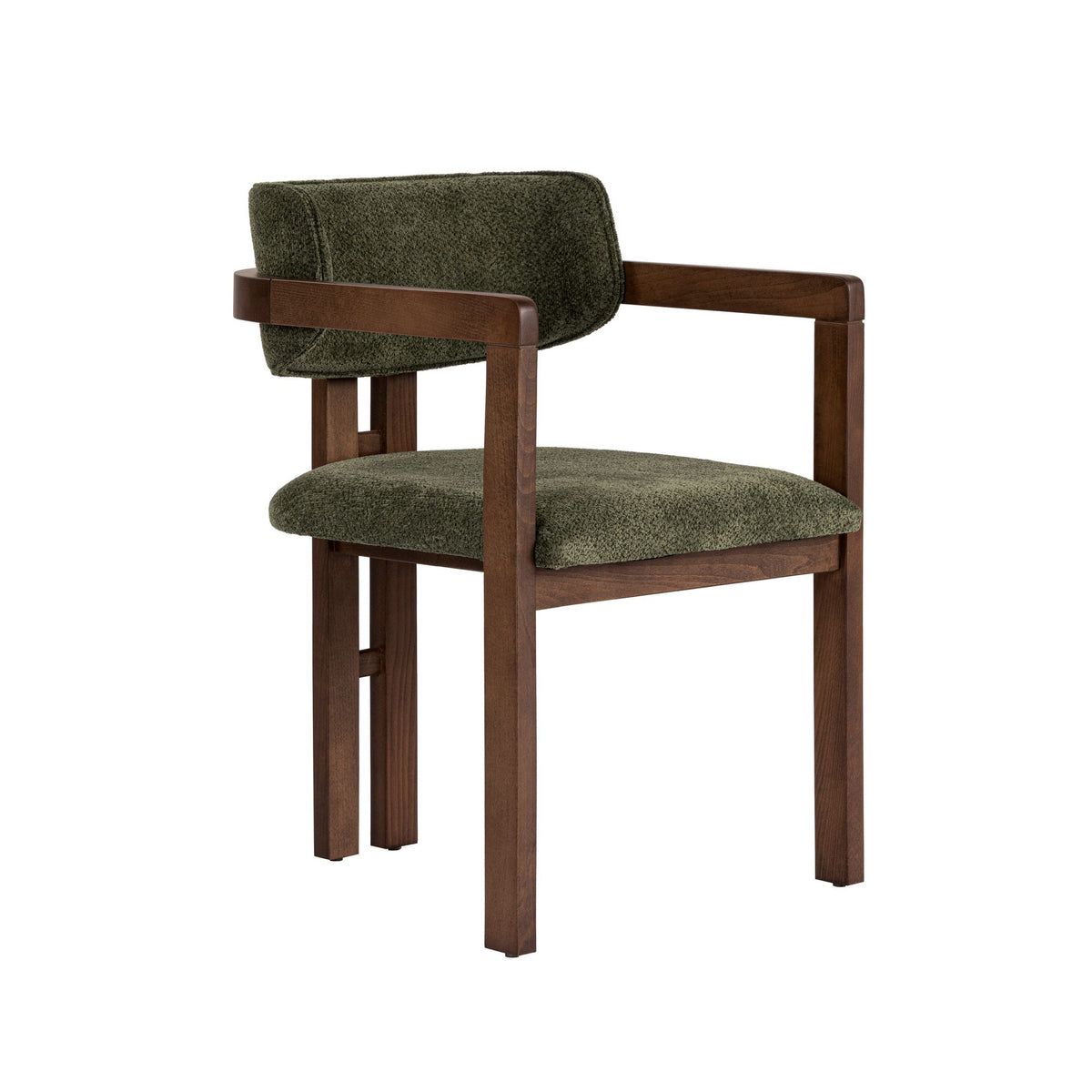 Rani Home Sandalye Yeşil - Koyu Ceviz 54 Cm GB-5761