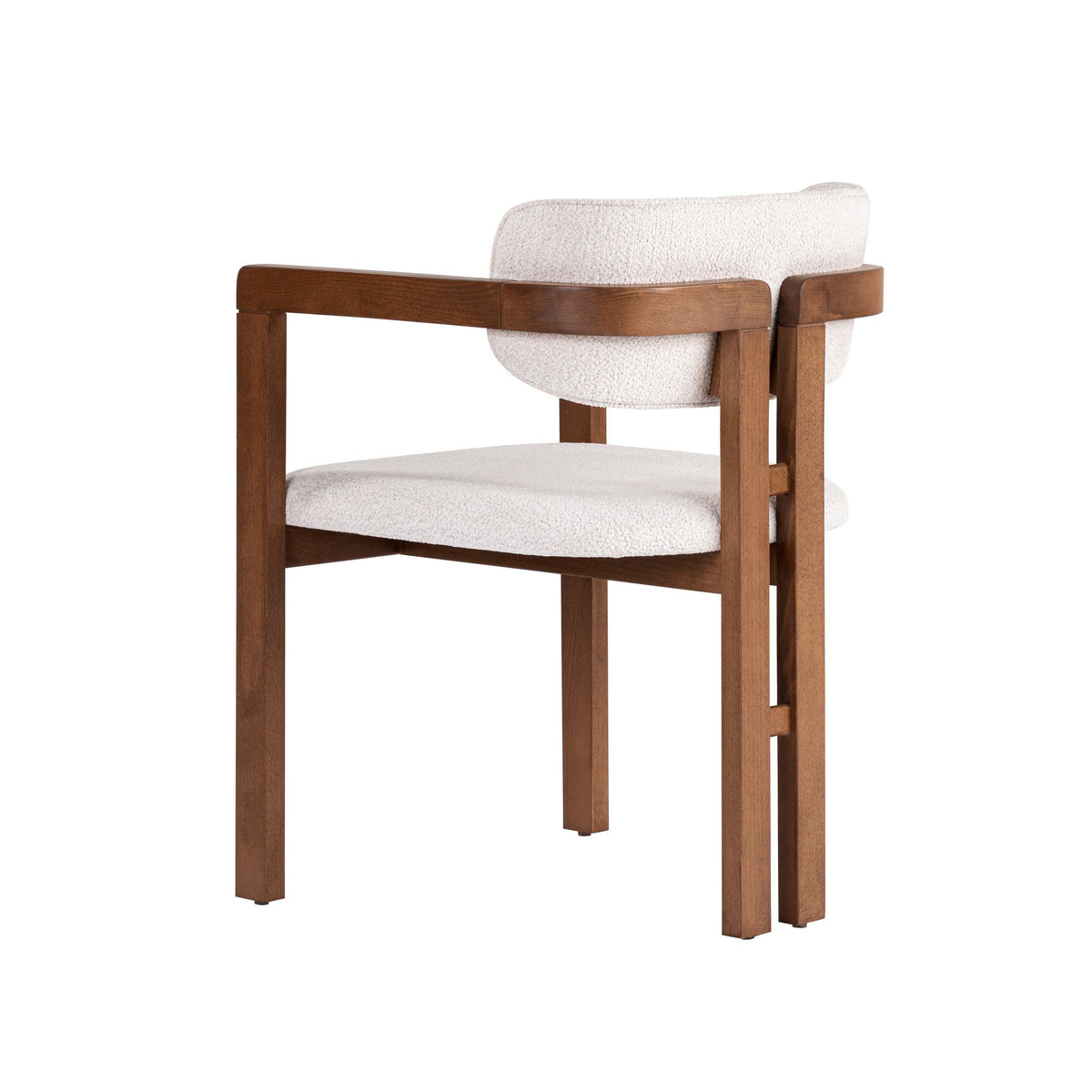 Rani Home Sandalye Beyaz - Ceviz 54 Cm GB-5758