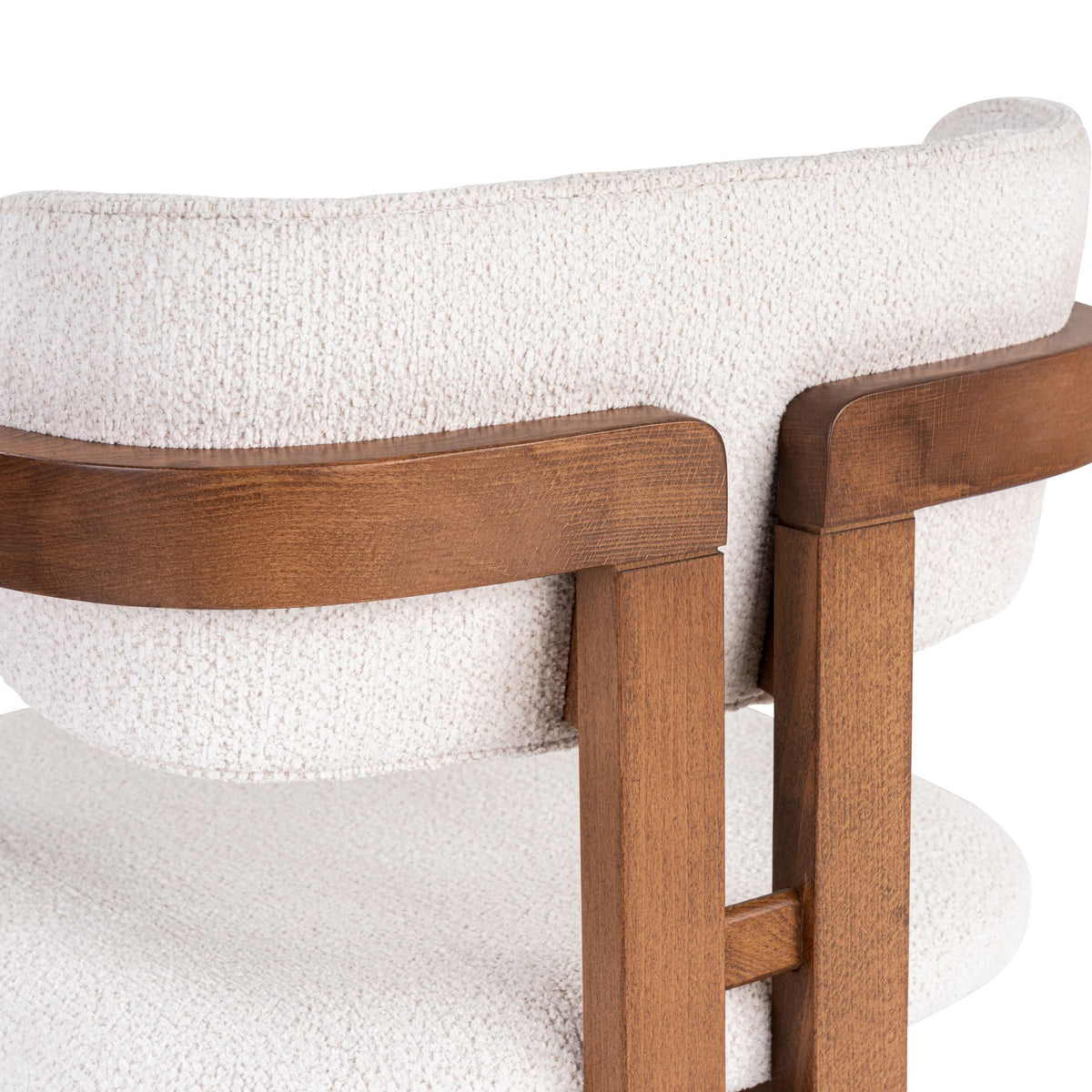 Rani Home Sandalye Beyaz - Ceviz 54 Cm GB-5758