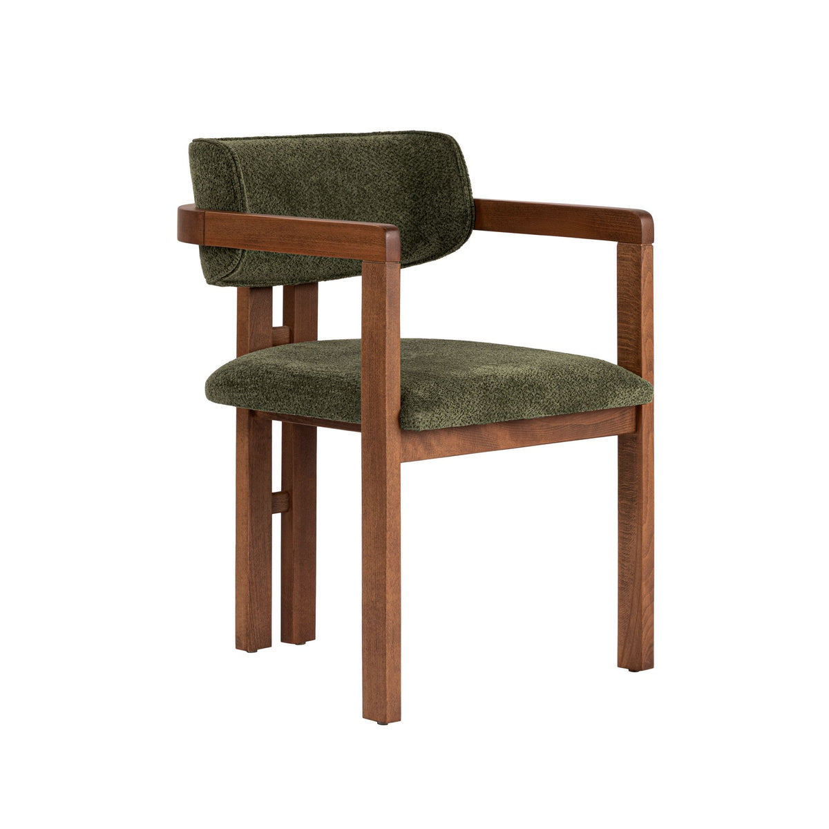 Rani Home Sandalye Yeşil - Ceviz 54 Cm GB-5763