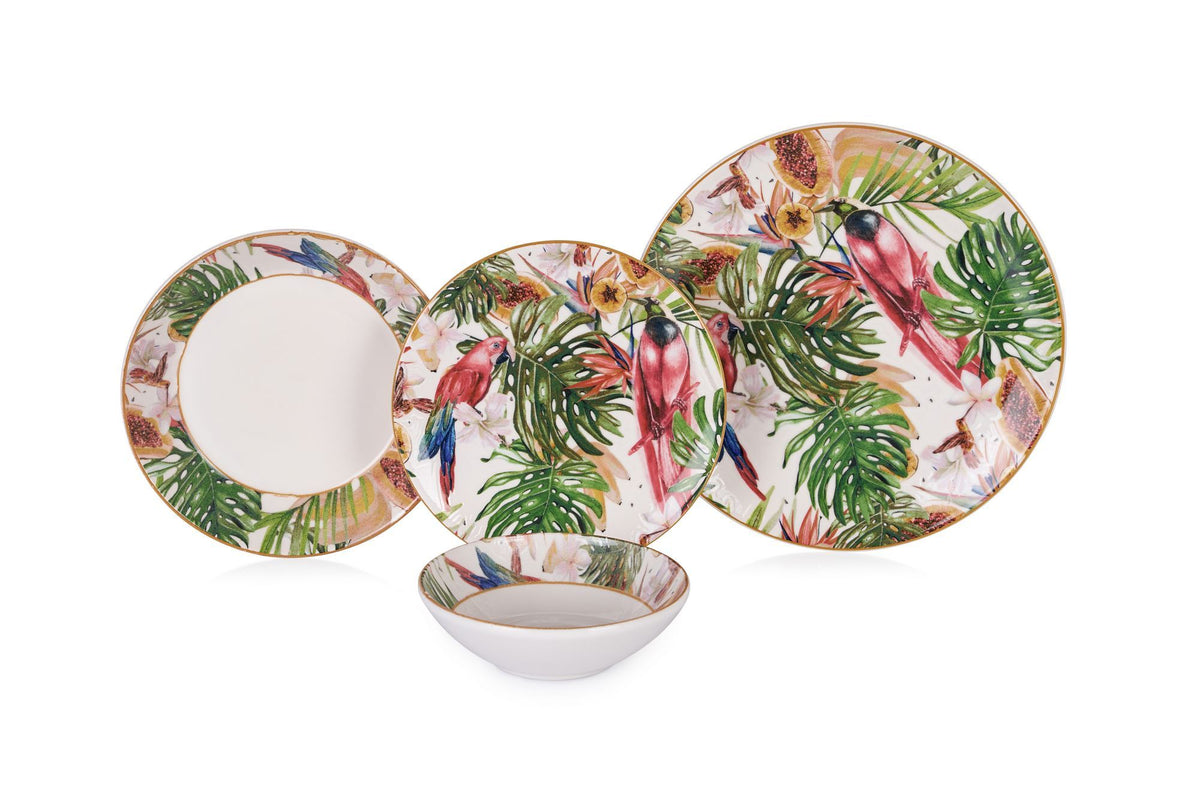 Rani Home Yemek Takımı (24 Parça) Hermia Çok Renkli HE-6793