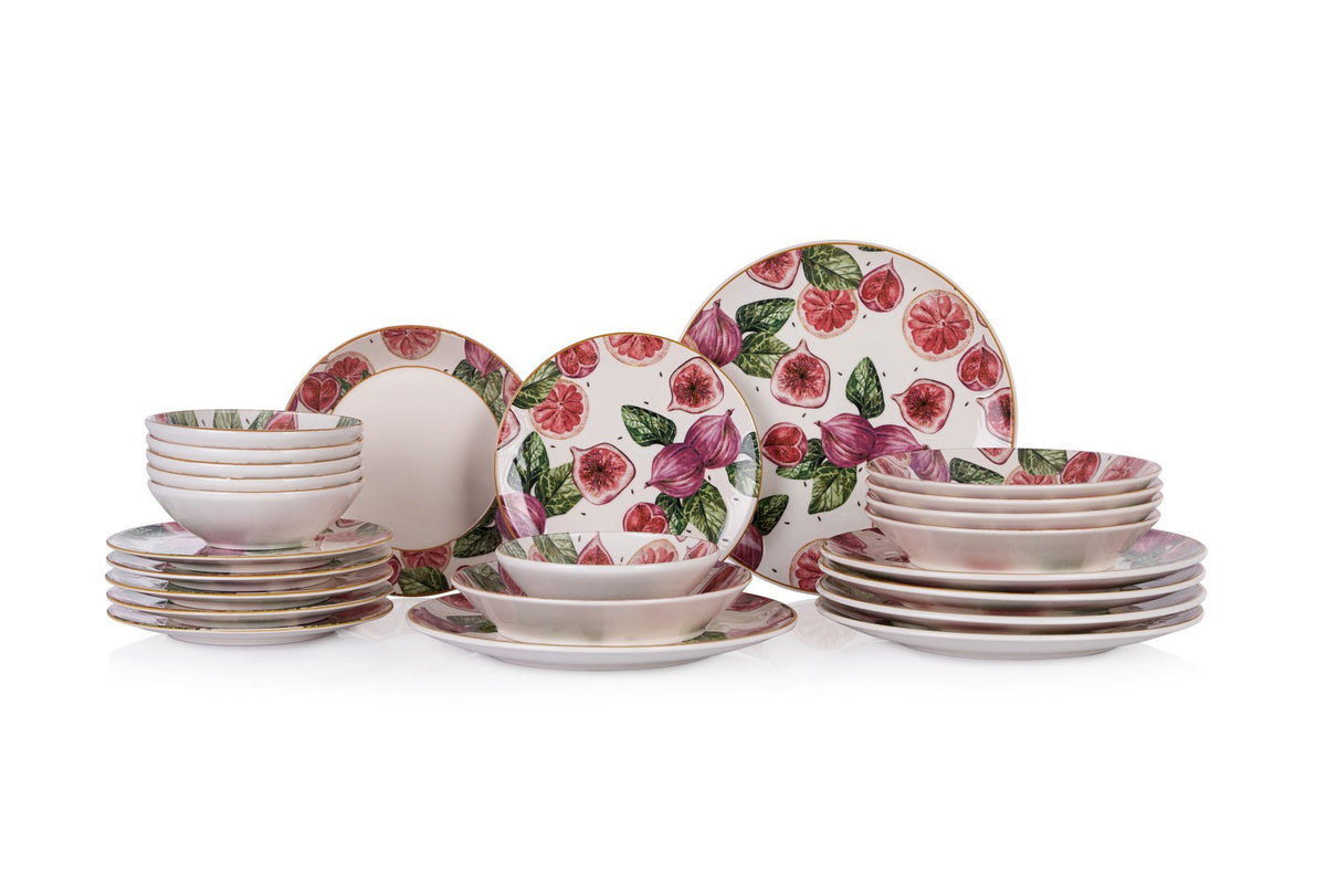 Rani Home Yemek Takımı (24 Parça) Hermia Çok Renkli HE-6798