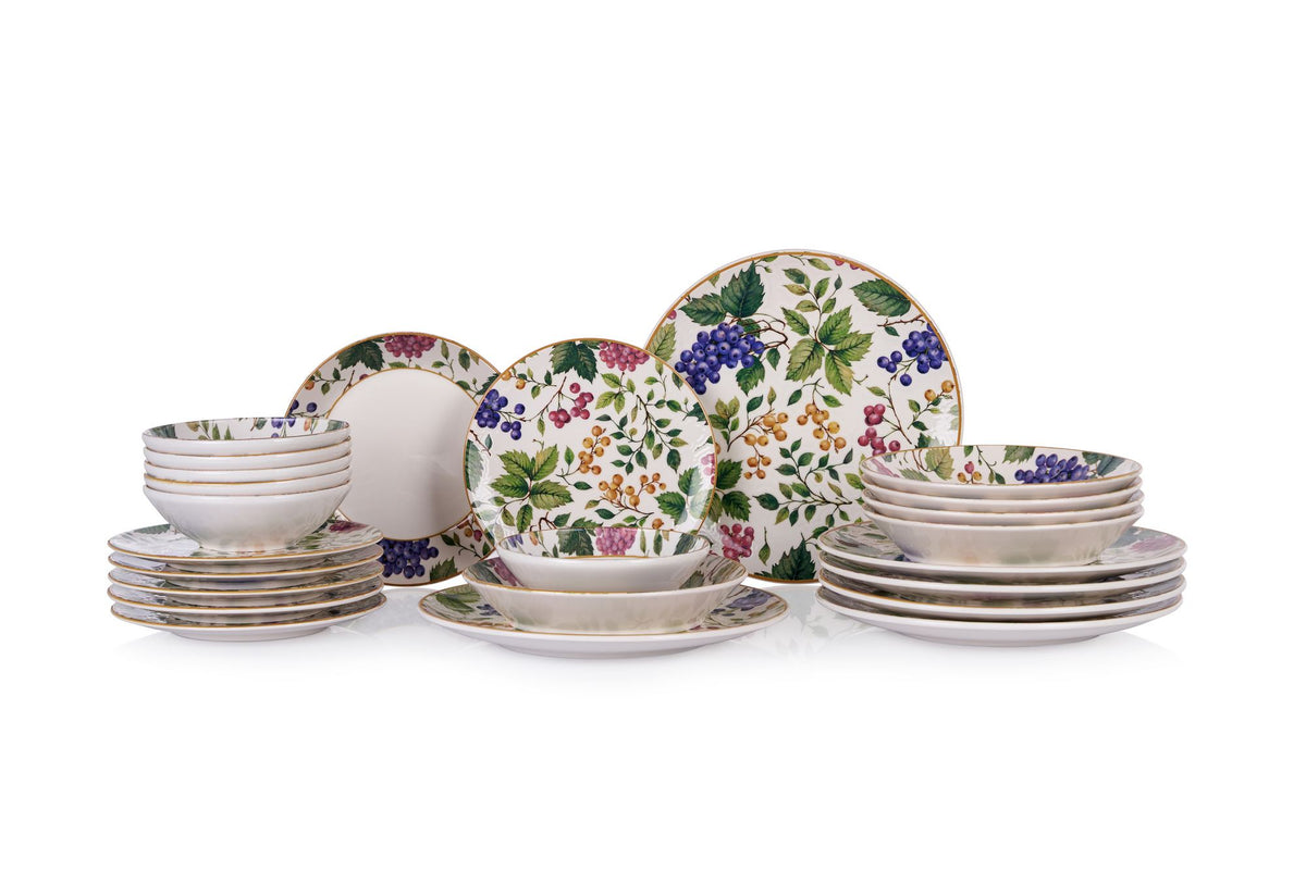 Rani Home Yemek Takımı (24 Parça) Hermia Çok Renkli HE-6799