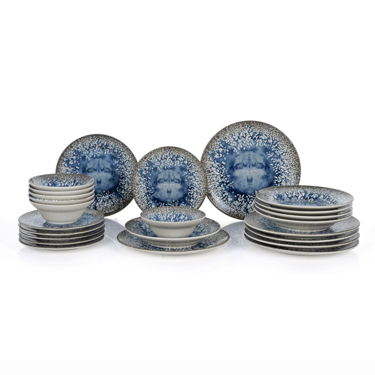 Rani Home Yemek Takımı (24 Parça) Çok Renkli HE-6745