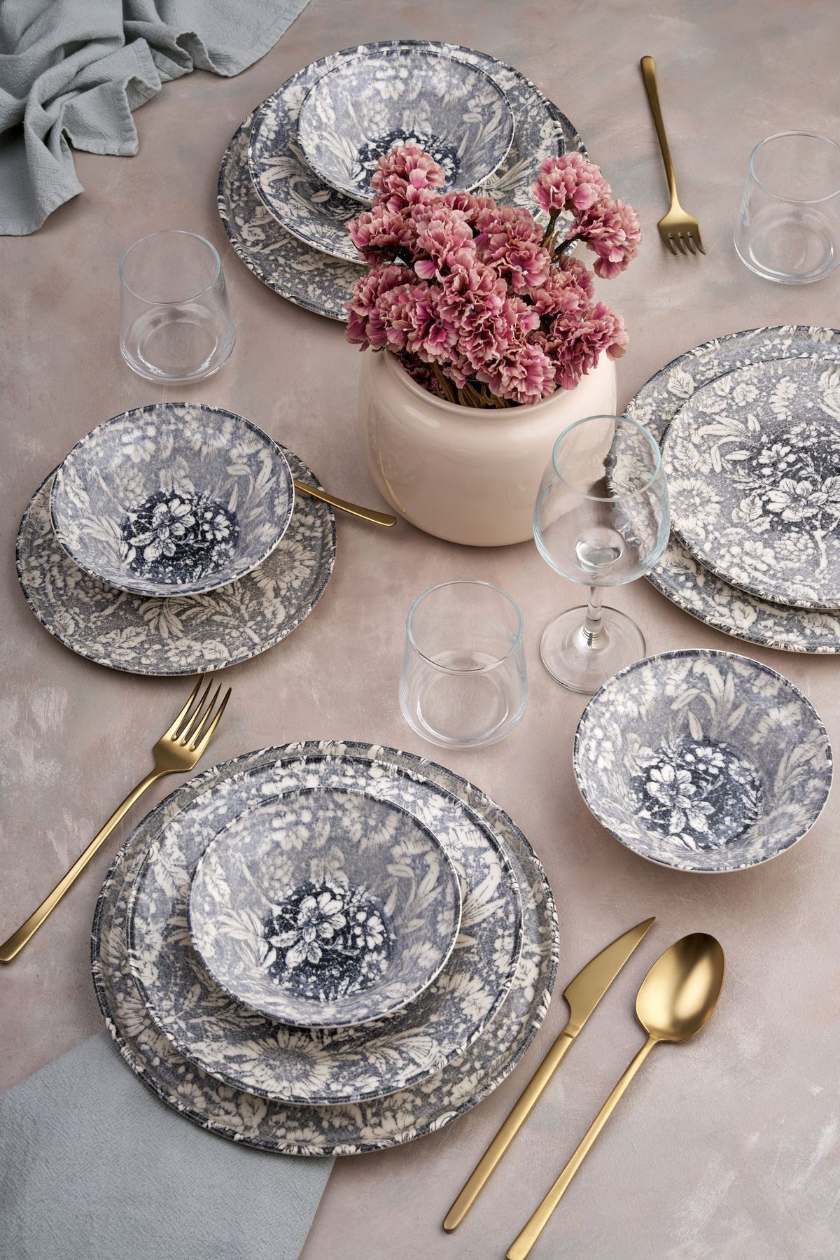 Rani Home Yemek Takımı (24 Parça) Hermia Çok Renkli HE-6746