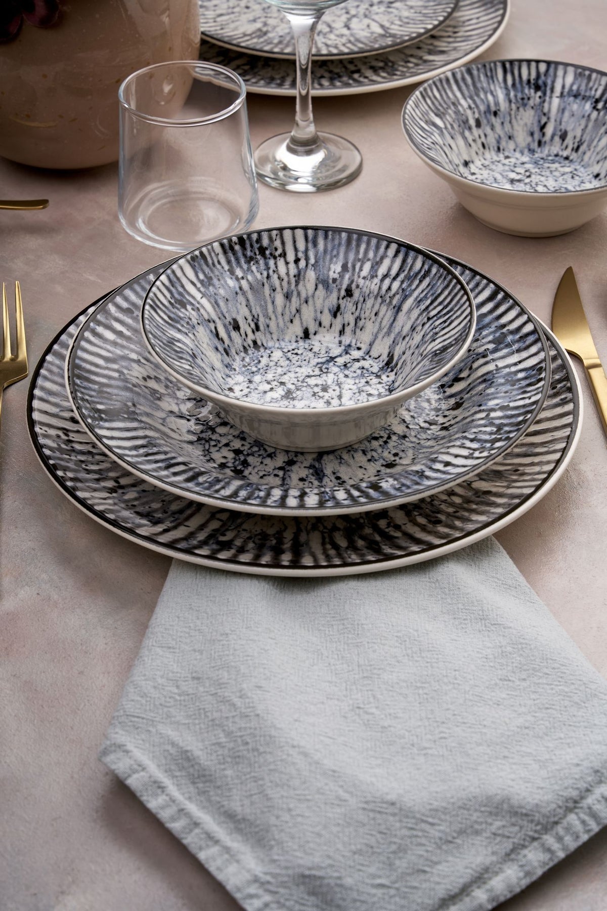 Rani Home Yemek Takımı (24 Parça) Hermia Çok Renkli HE-6748