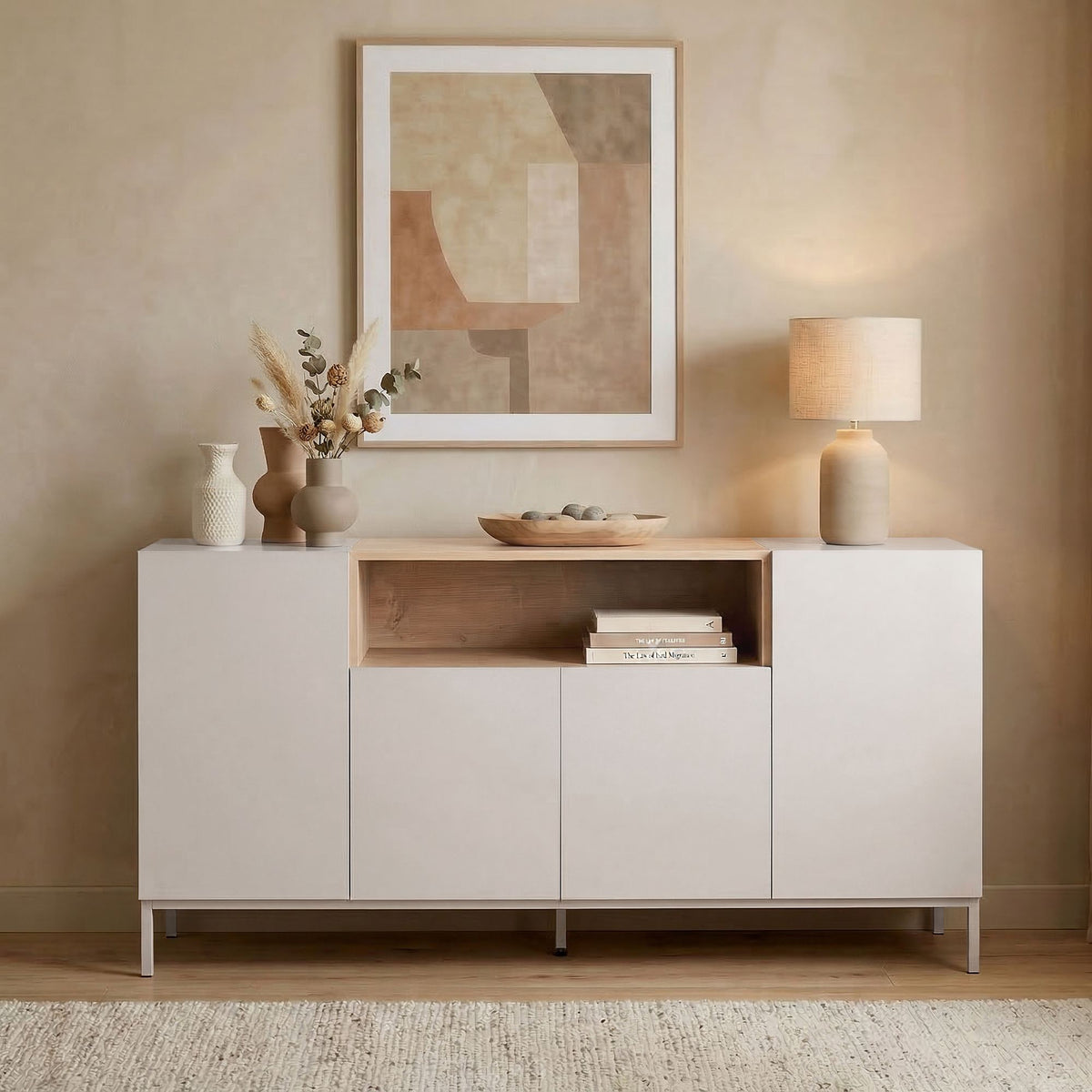 Rani Home Konsol Kumtaşı - Safir Meşe 160 Cm GD-5773