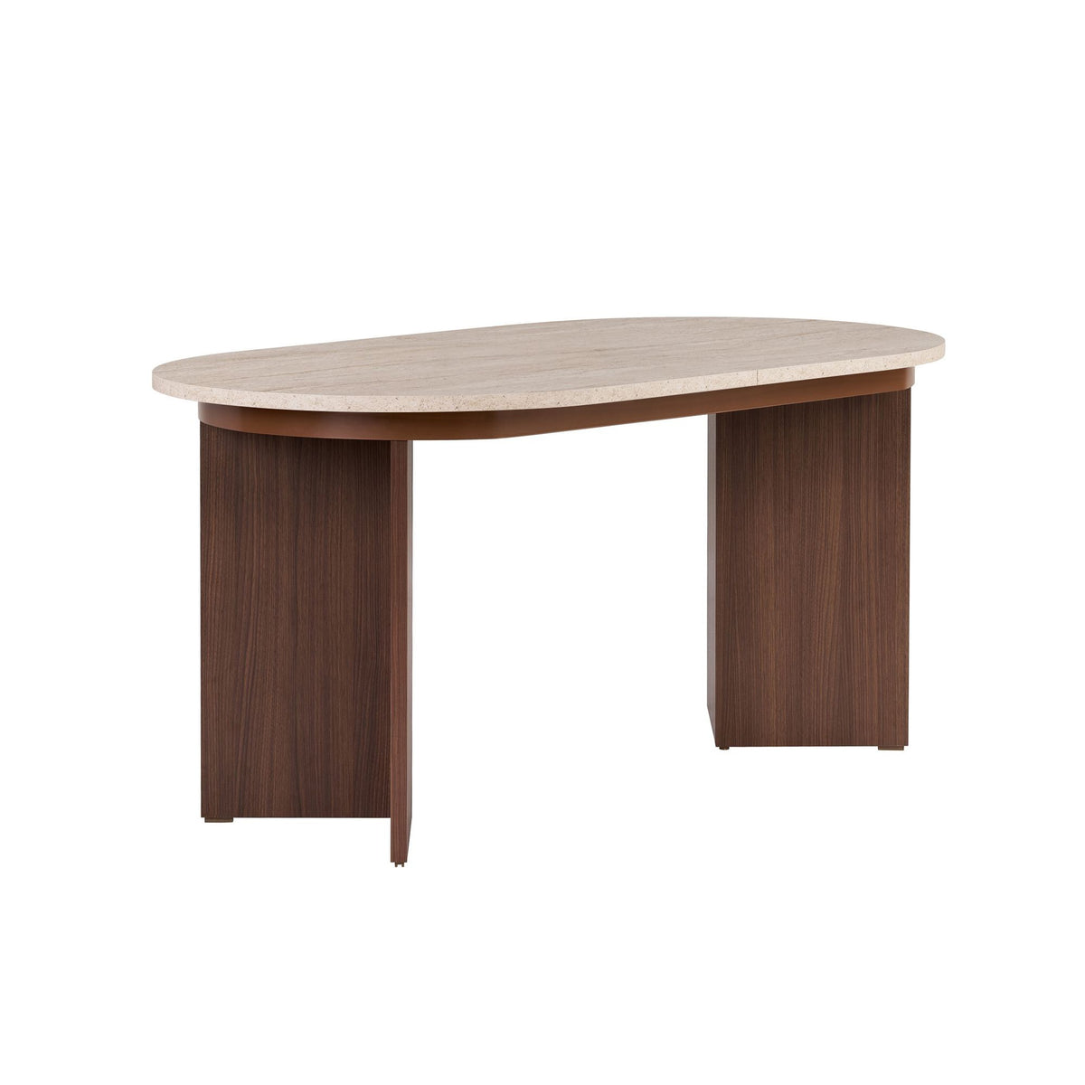 Rani Home Yemek Masası Traverten - Milano Ceviz GA-5931