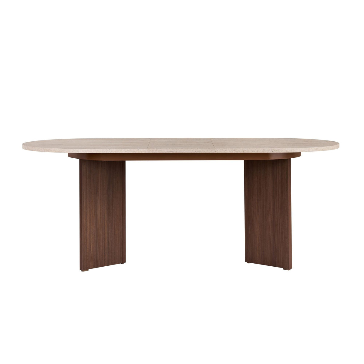Rani Home Yemek Masası Traverten - Milano Ceviz GA-5931