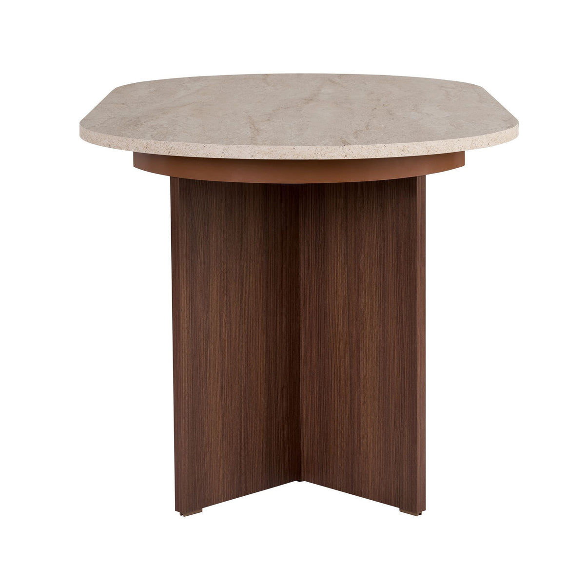 Rani Home Yemek Masası Traverten - Milano Ceviz GA-5931